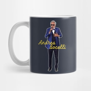 andrea bocelli singing 2 Mug